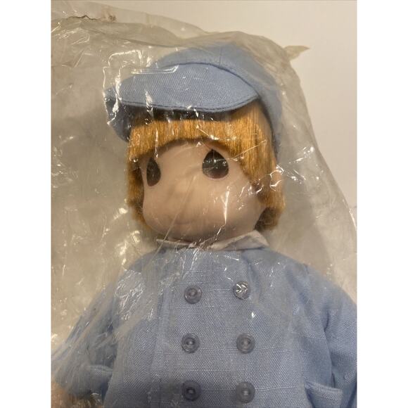 Precious Moments Doll Clifford #1467 12” Brand New Still In Plastic 1994 - Picture 2 of 8